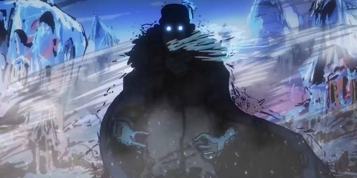 Kuzan using Hie Hie no Mi