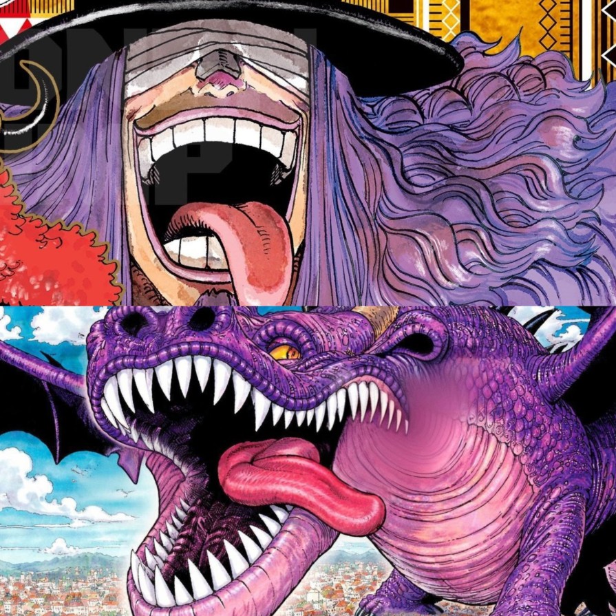 Loki's colossal dragon form towering over Elbaph