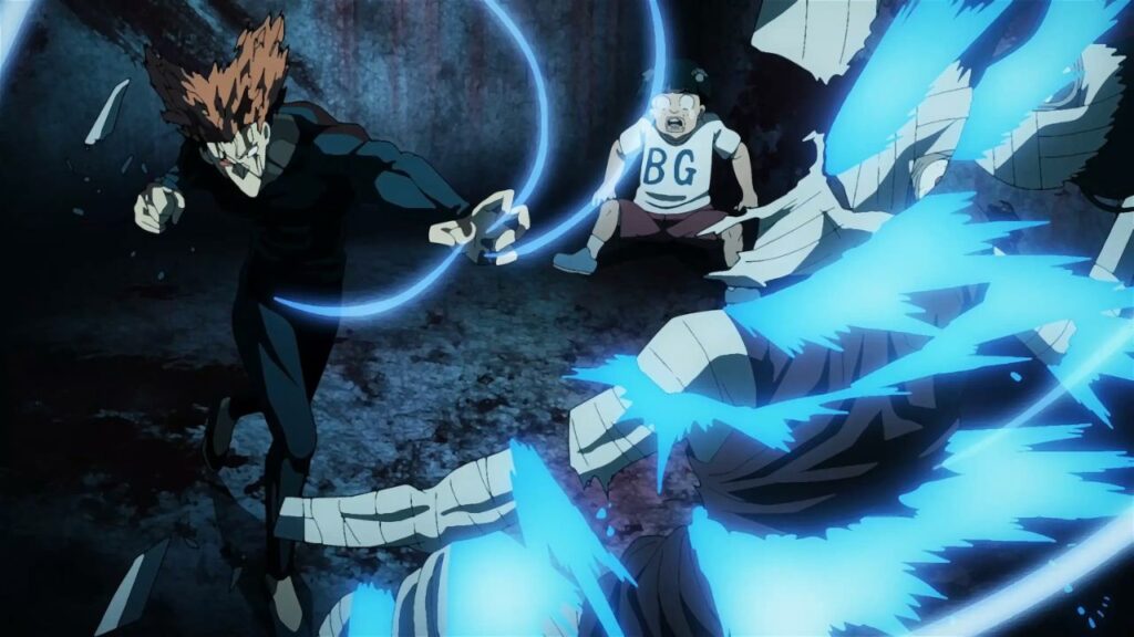 Garou's intense fight scene in One Punch Man Season 3