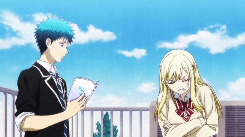 Yamada-kun and the Seven Witches anime scene