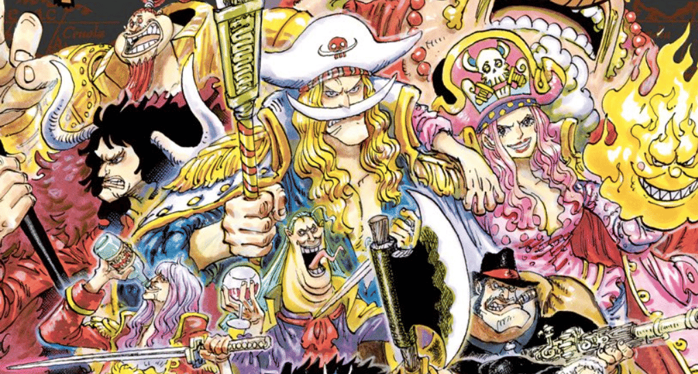 One Piece Volume 114 cover featuring Rocks Pirates