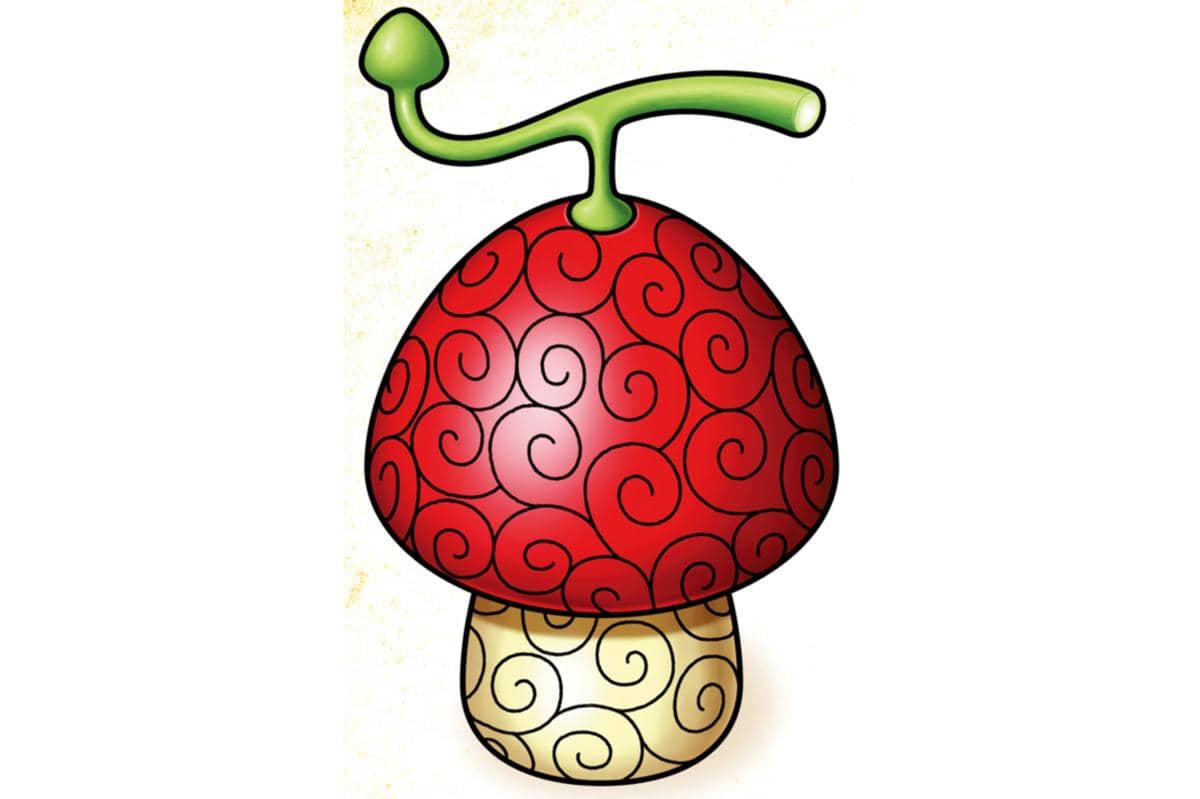 Hito Hito no Mi resembles a mushroom