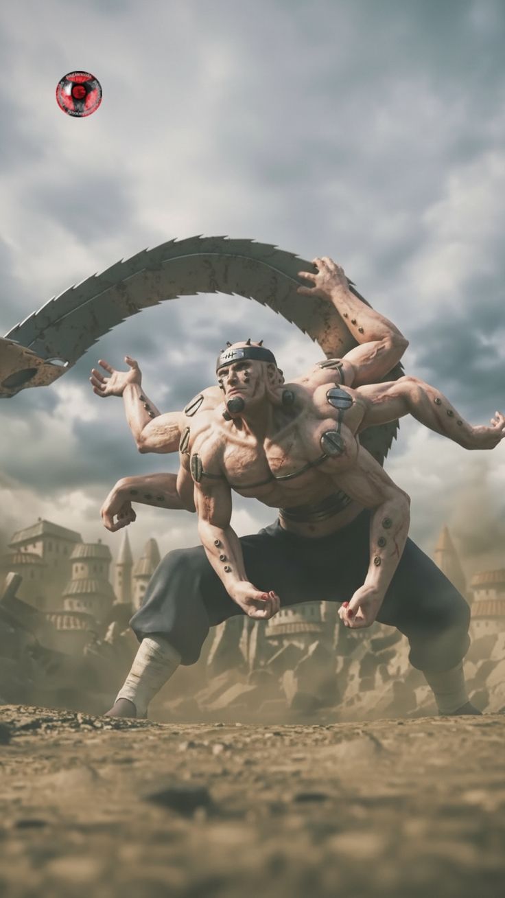 AI-generated image of Akatsuki members