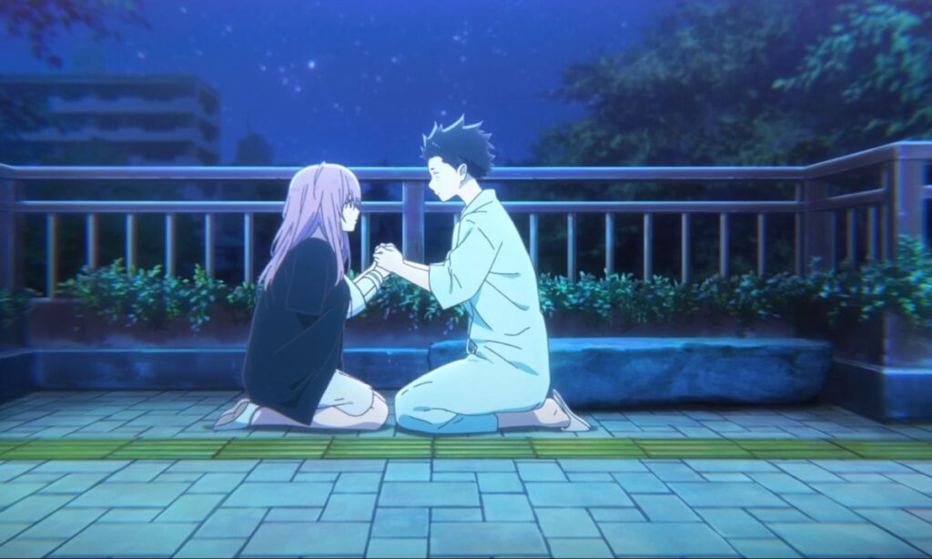 A Silent Voice emotional hand-drawn scene