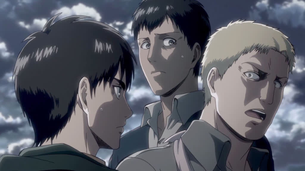 Reiner and Bertolt reveal in Attack on Titan