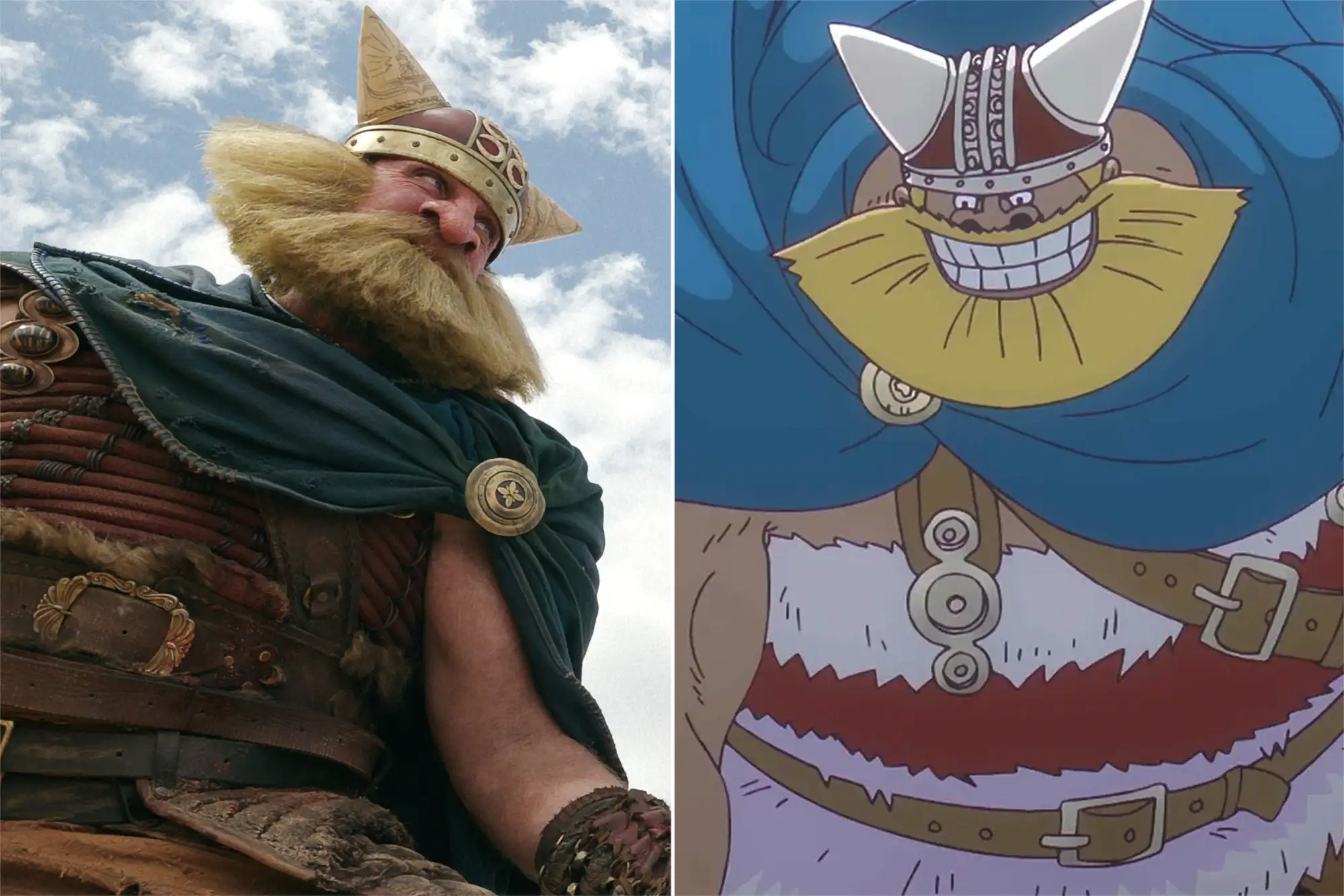 Brendan Murray debuts as the legendary giant pirate warrior Brogy with an impressive look