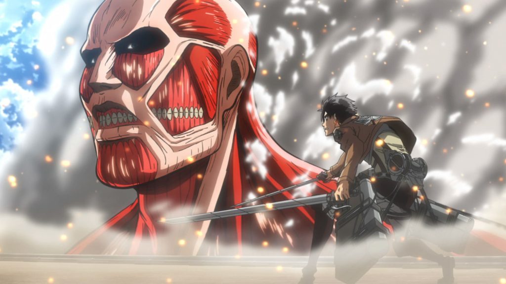 Attack on Titan Season 1 intense ODM gear action