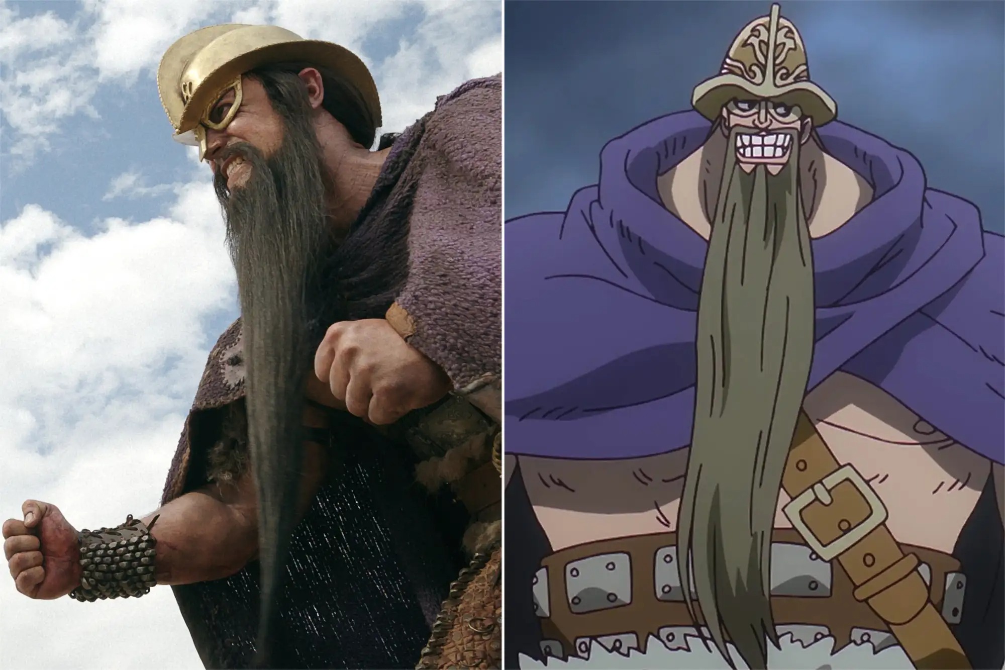 Werner Coetser chosen to portray the giant pirate warrior Dorry, famous for his long beard