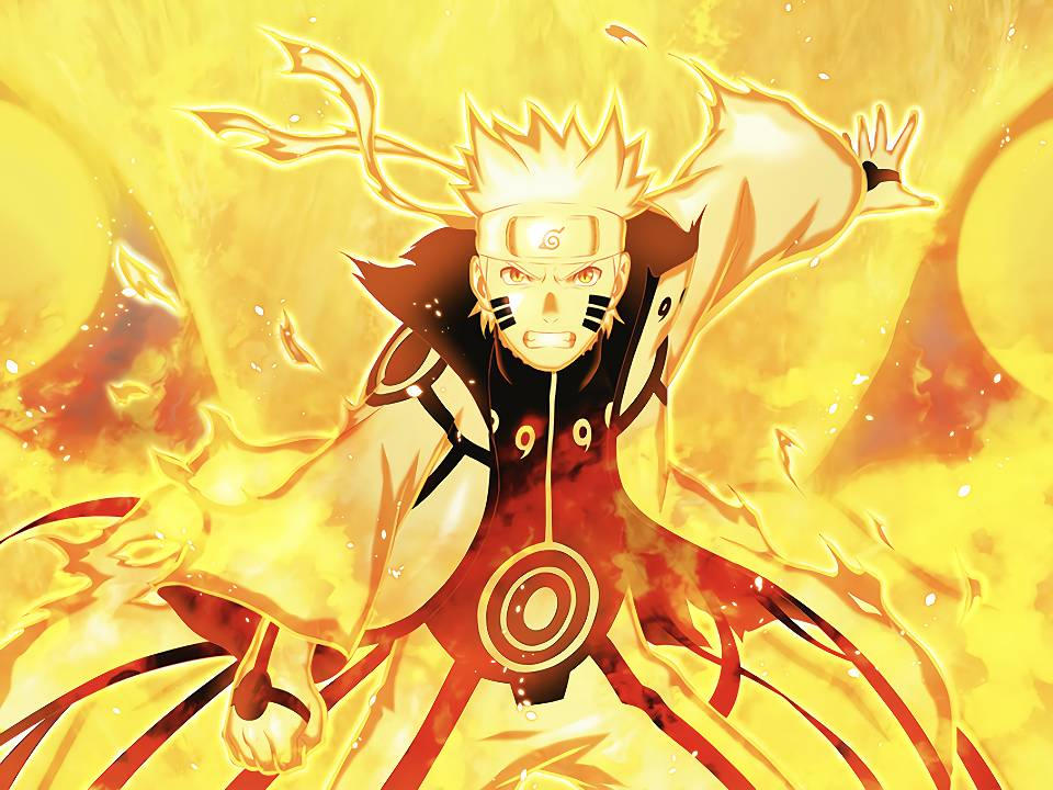 Naruto in Kurama Chakra Mode