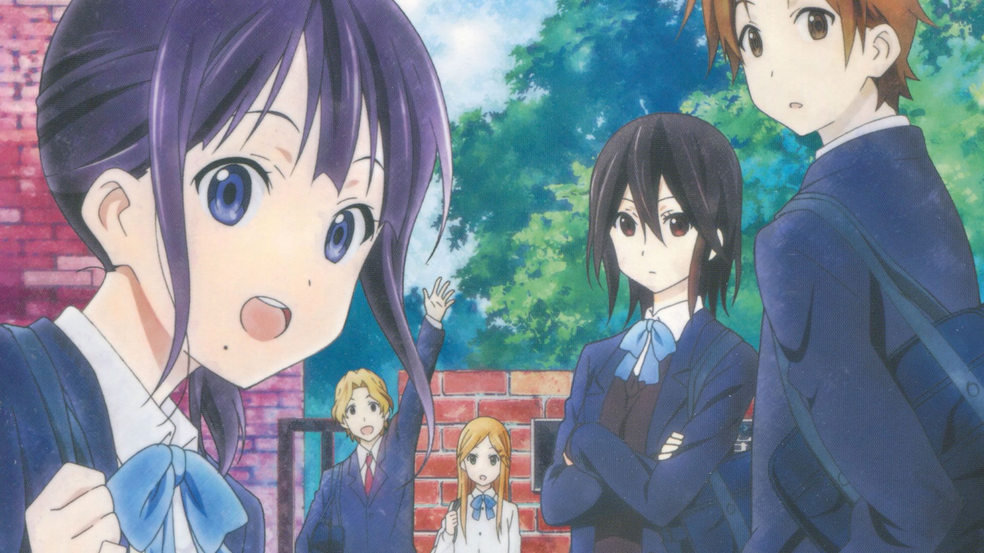Kokoro Connect anime scene