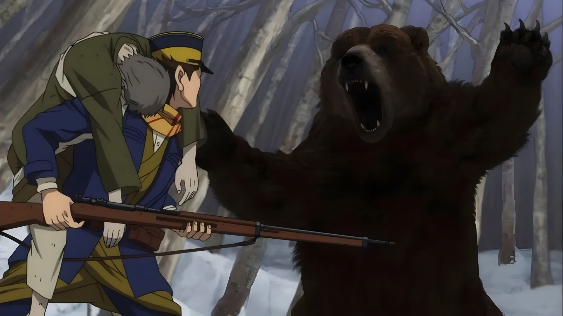 Golden Kamuy anime scene