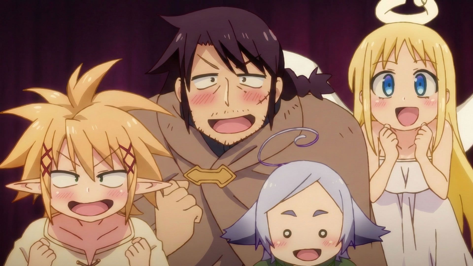 Ishuzoku Reviewers anime characters