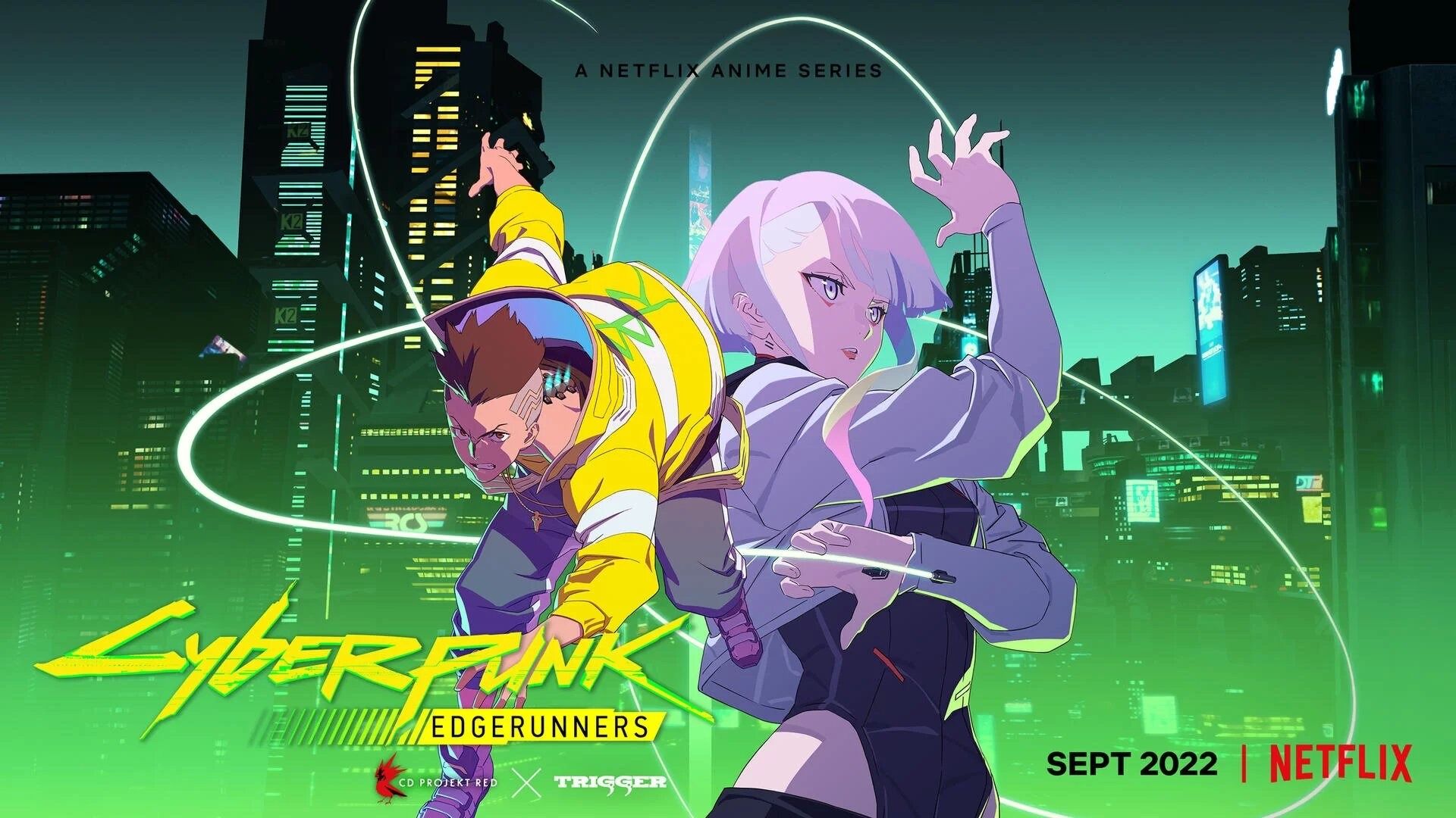 Cyberpunk Edgerunners anime scene