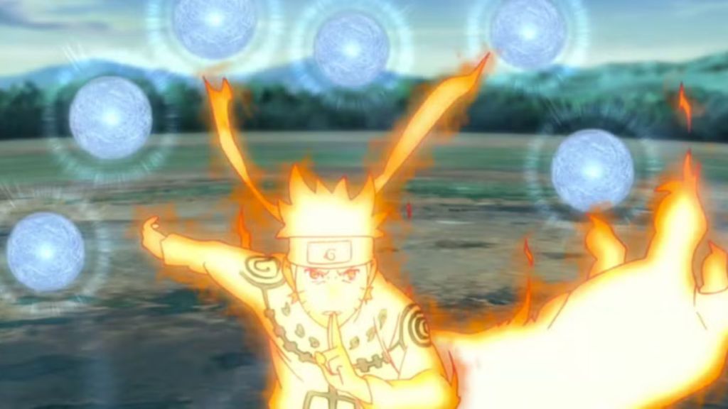 Naruto in Nine-Tails form