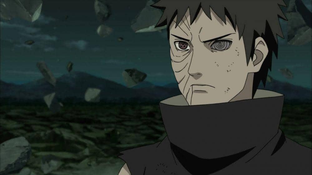 Obito Uchiha using Kamui