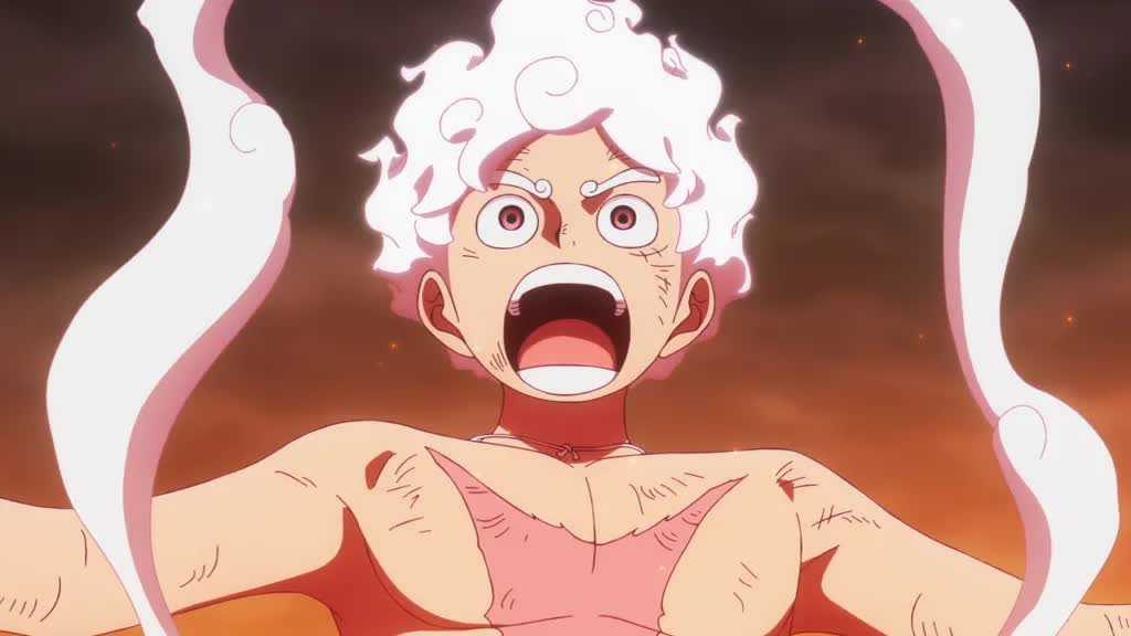 Luffy Gear 5 transformation