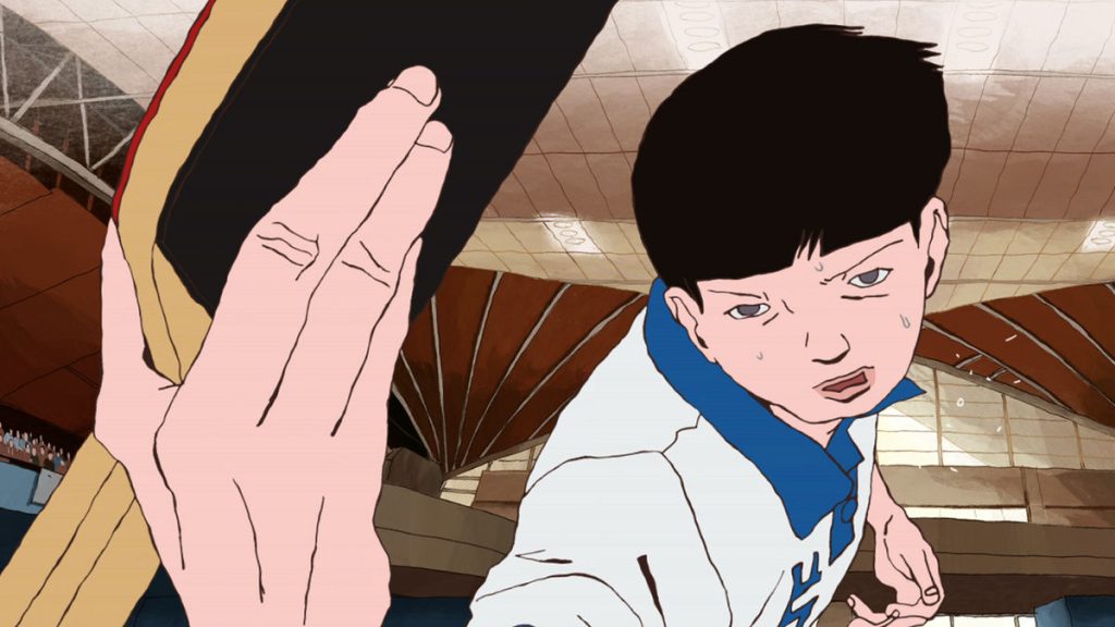 Ping Pong the Animation bold hand-drawn style