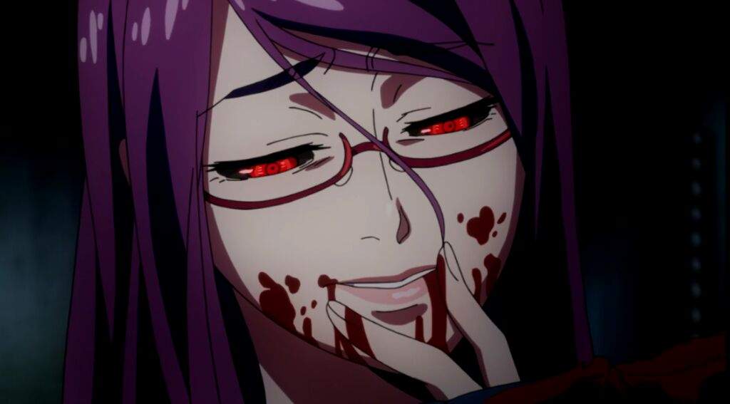 Rize Kamishiro from Tokyo Ghoul