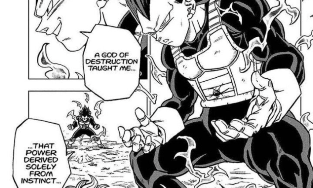 Vegeta Ultra Ego power-up