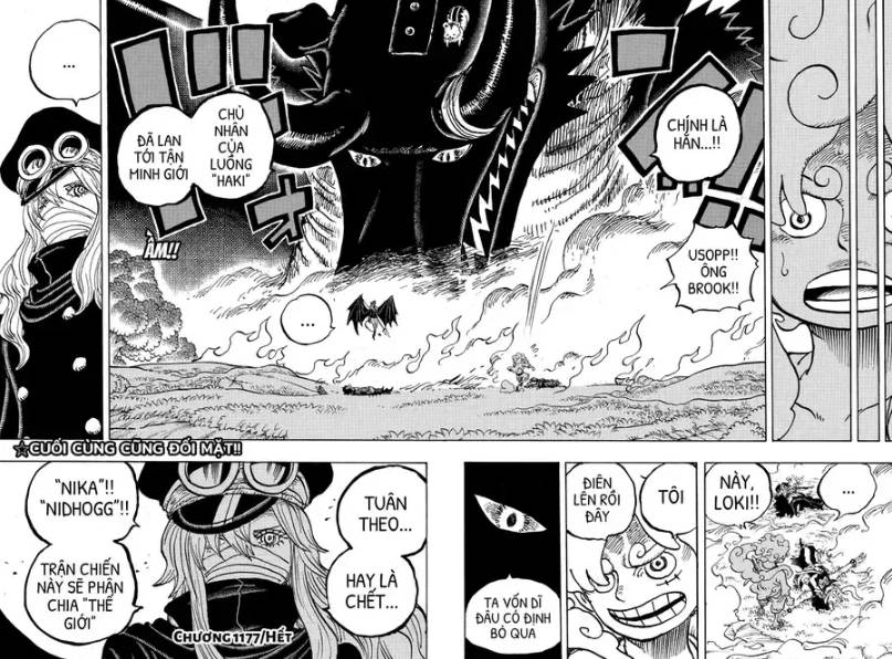 Luffy’s rage after seeing Usopp and Brook down