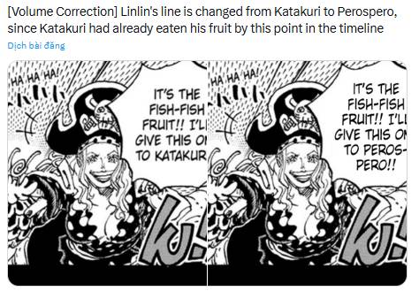 Big Mom's Devil Fruit choice change