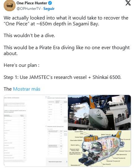 OPHunterTV planning One Piece treasure hunt