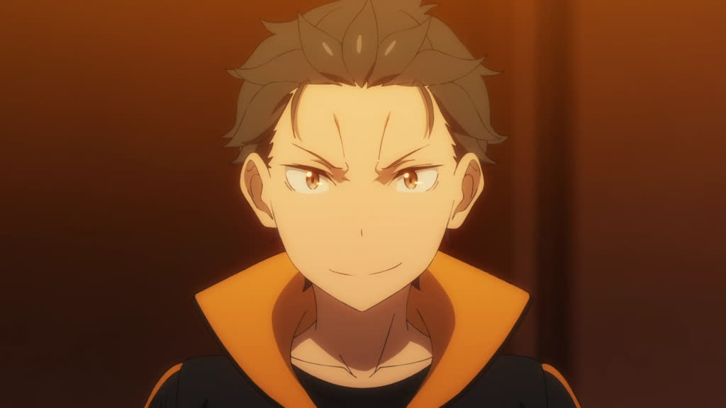 Subaru Natsuki looking determined in Re:Zero