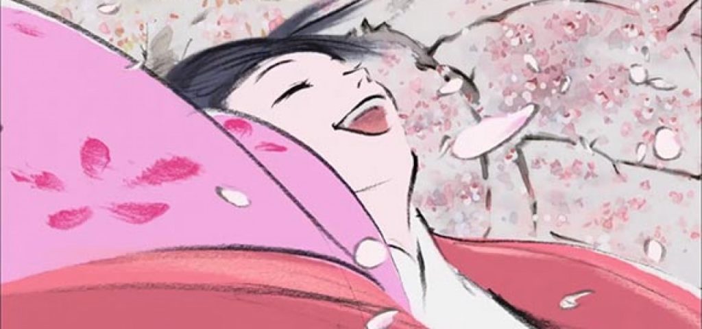 The Tale of Princess Kaguya watercolor style