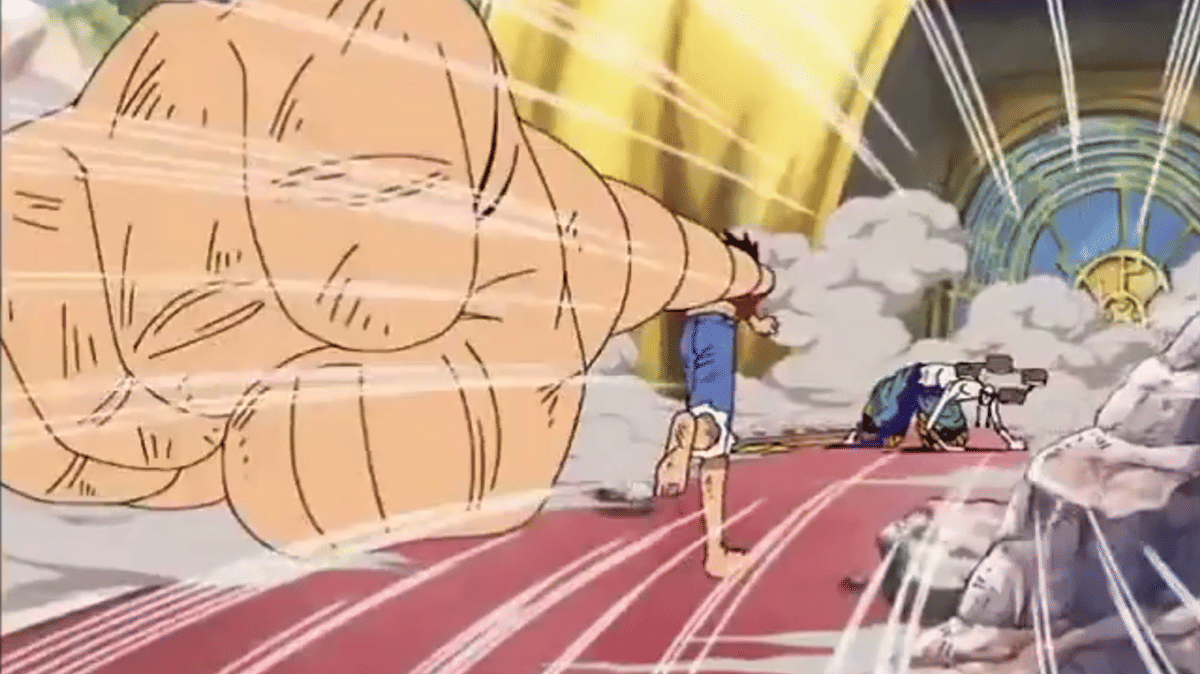 Luffy's Dawn Thor Rifle technique