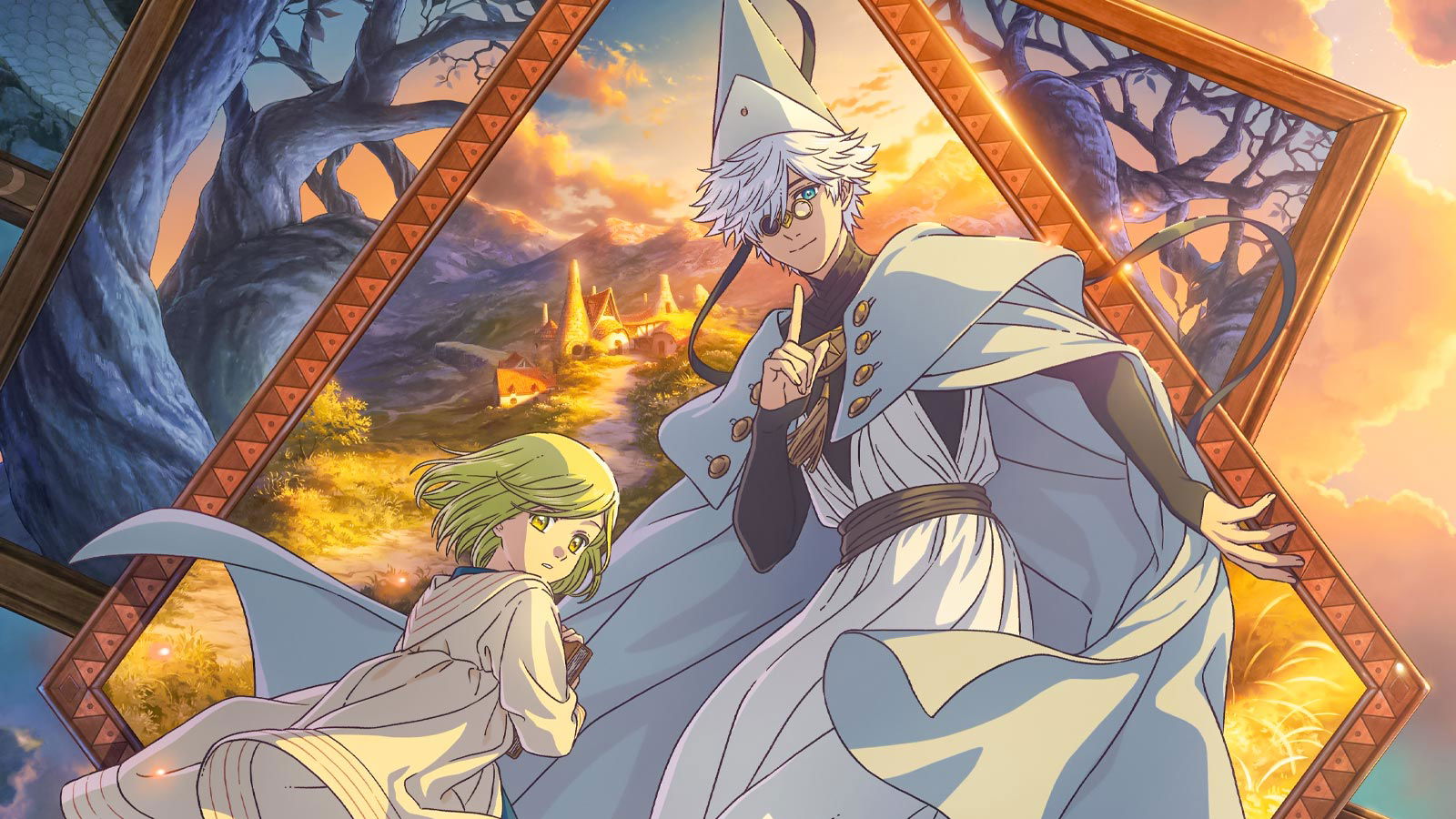 Frozen house scene from Witch Hat Atelier