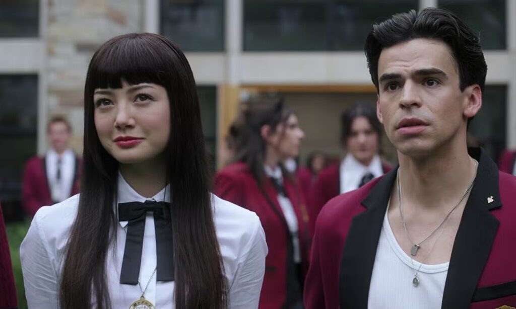 Yumeko Jabami and her friend in Netflix's live-action Kakegurui