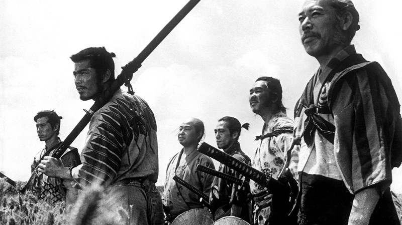 Seven Samurai film scene