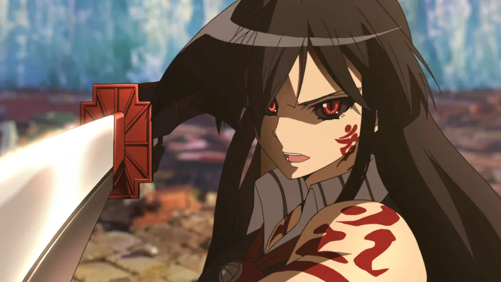 Akame activating Murasame