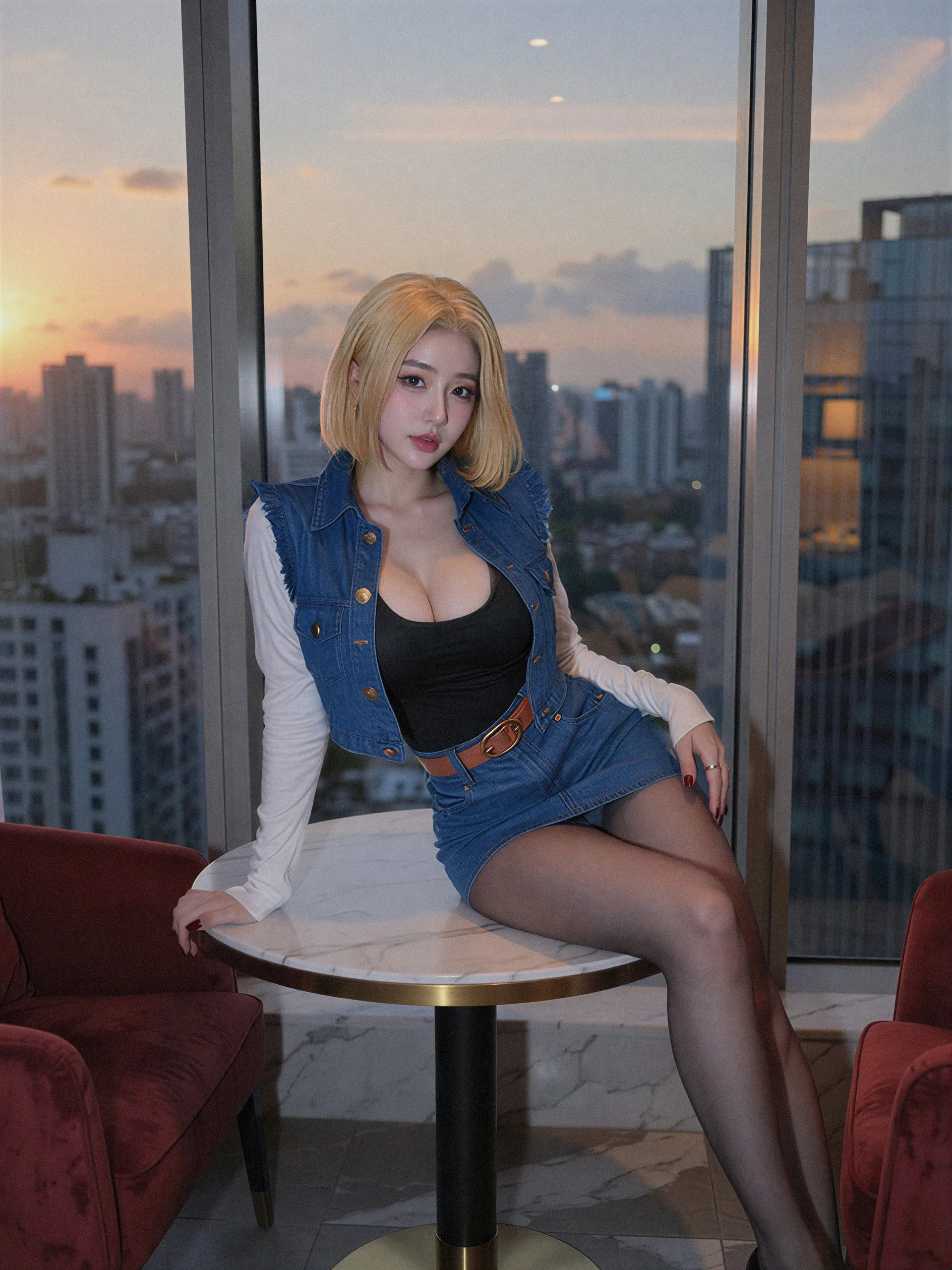Android 18 cosplay by JanniAi_lin