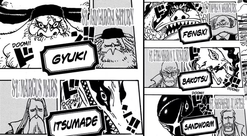 Five Elders with Mythical Zoan Yokai powers