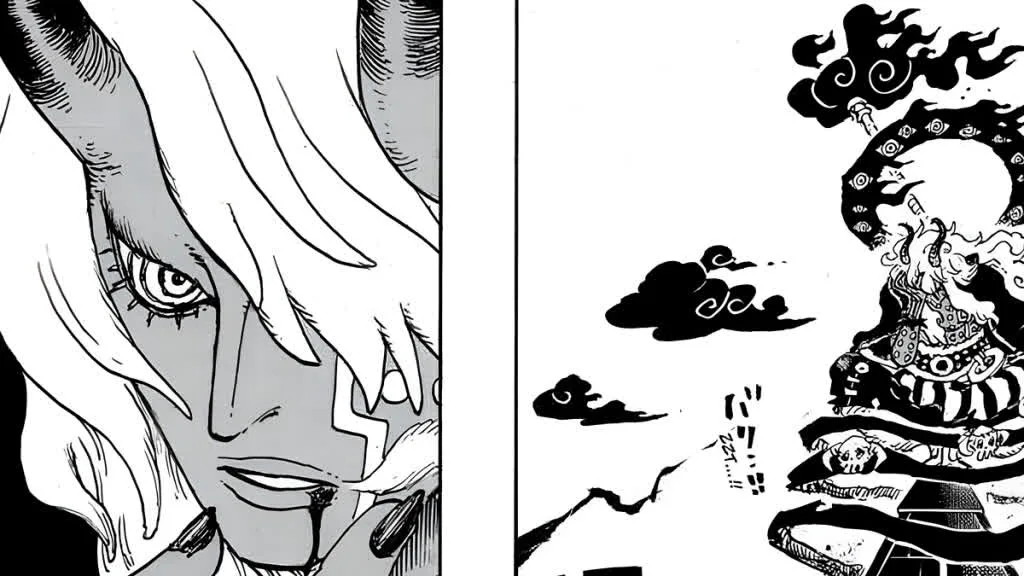 Imu's Rinnegan-like eyes in One Piece