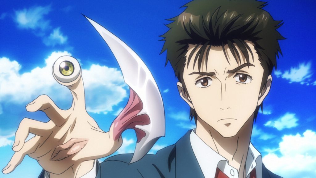 Shinichi Izumi fully synced with Migi