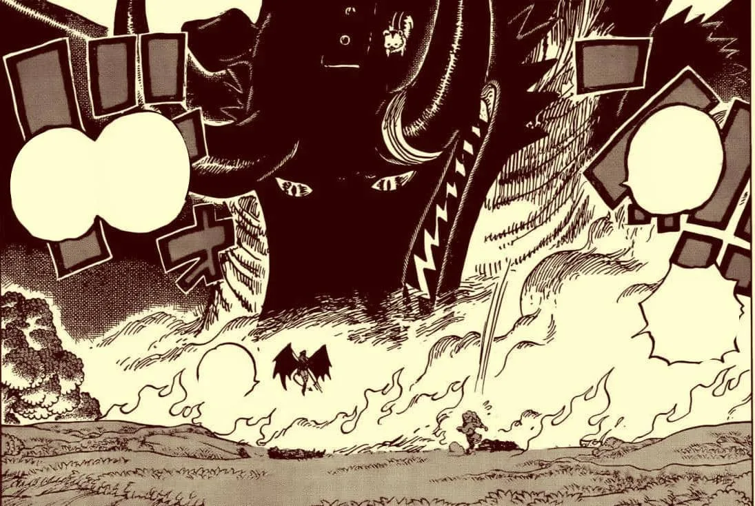 War God transforming into giant dragon Nidhöggr