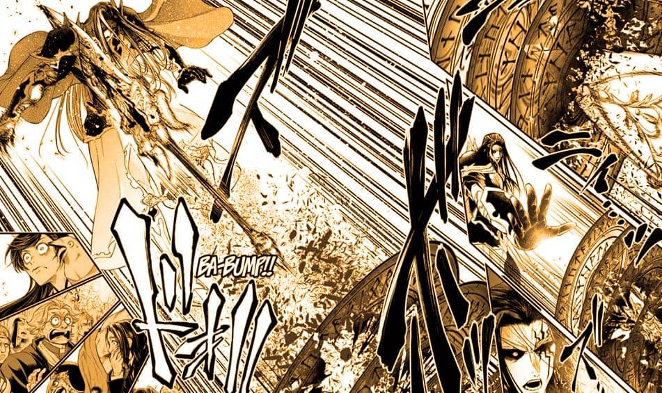 Odin hit by Gungnir