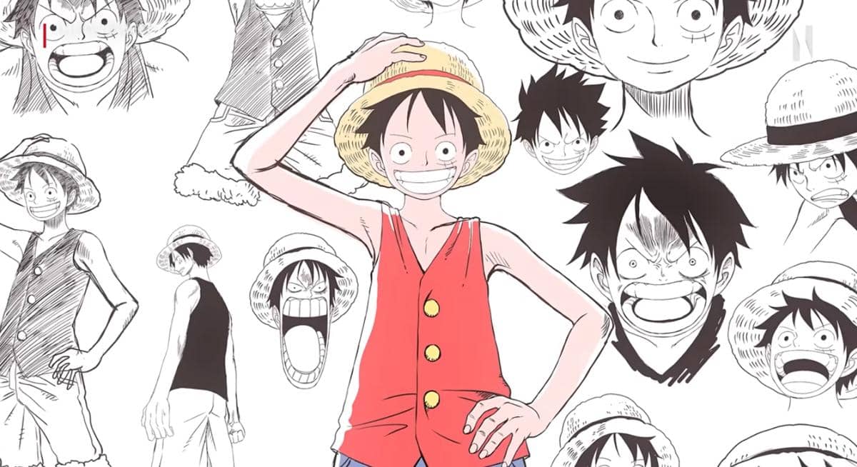 Monkey D. Luffy in WIT Studio's One Piece remake