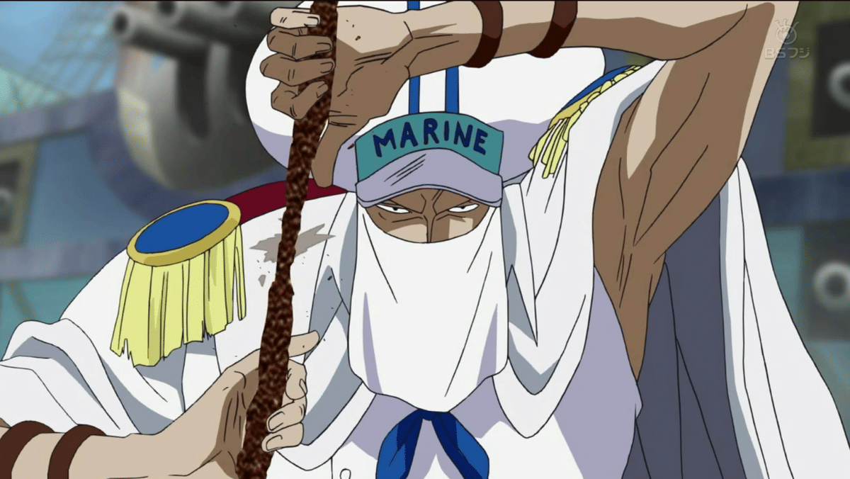 Colonel Shu with Sabi Sabi no Mi powers