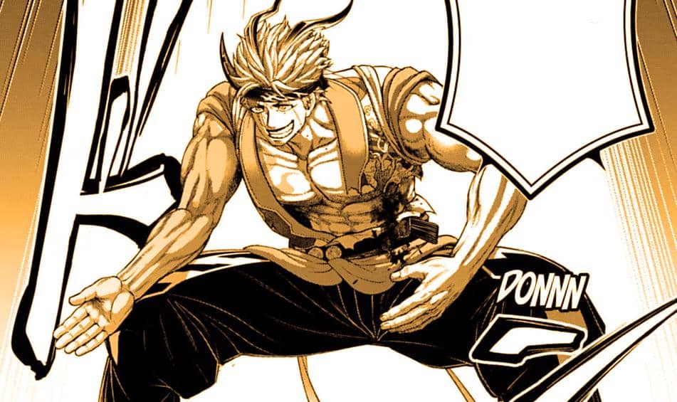 Kintoki in sumo stance