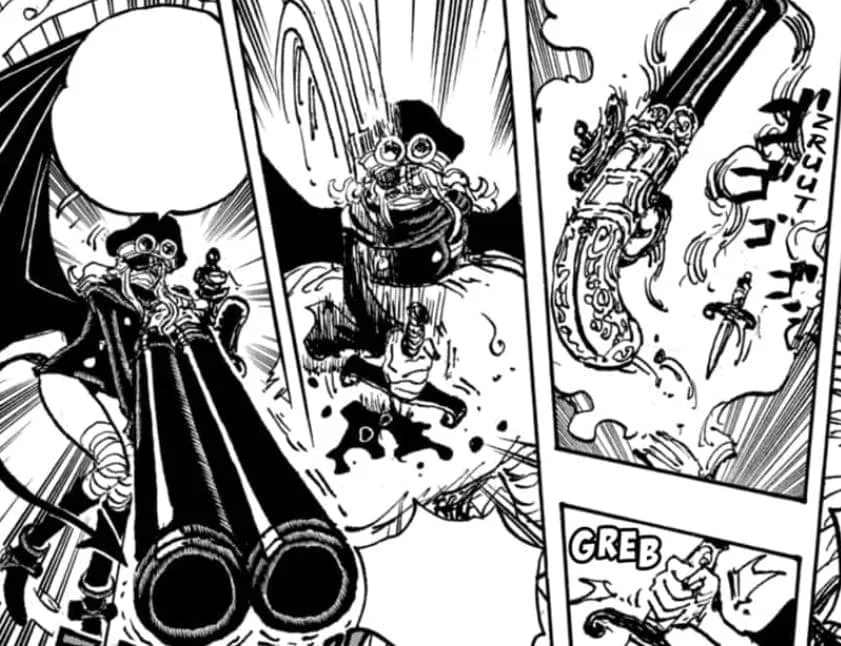 Luffy creating baseball bat and ball from clouds