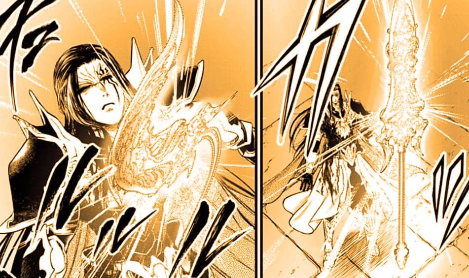 Odin heals with Gungnir