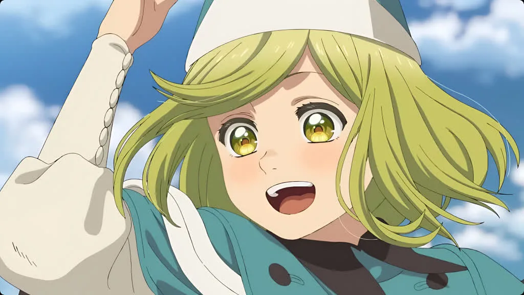 Witch Hat Atelier anime scene featuring Coco