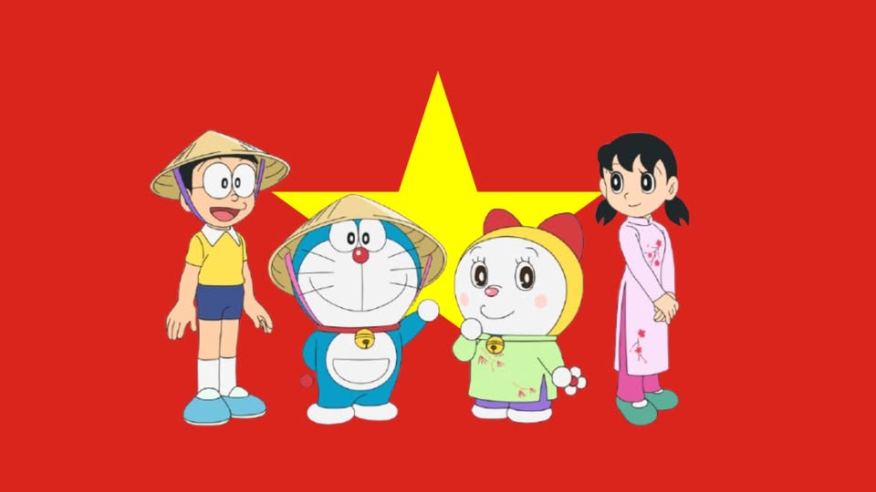 Vietnam landmarks in Doraemon anime