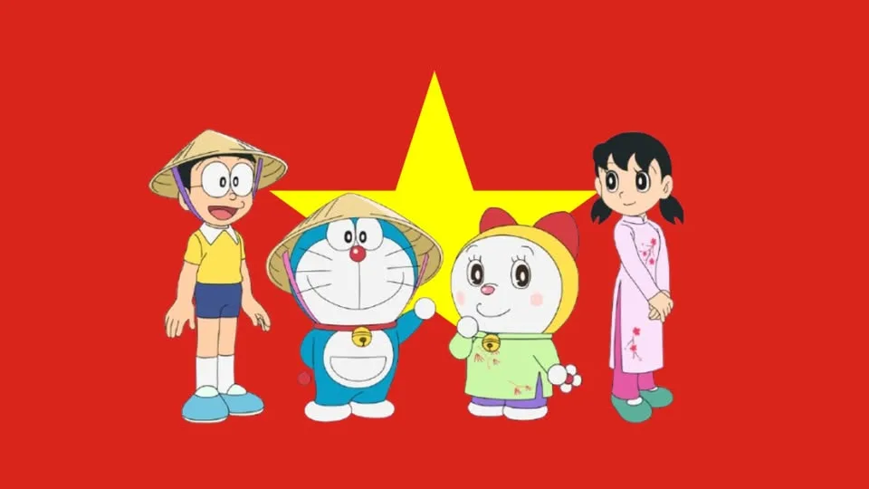 Vietnam landmarks in Doraemon anime