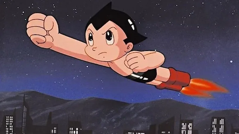 Astro Boy model revealing three horns design