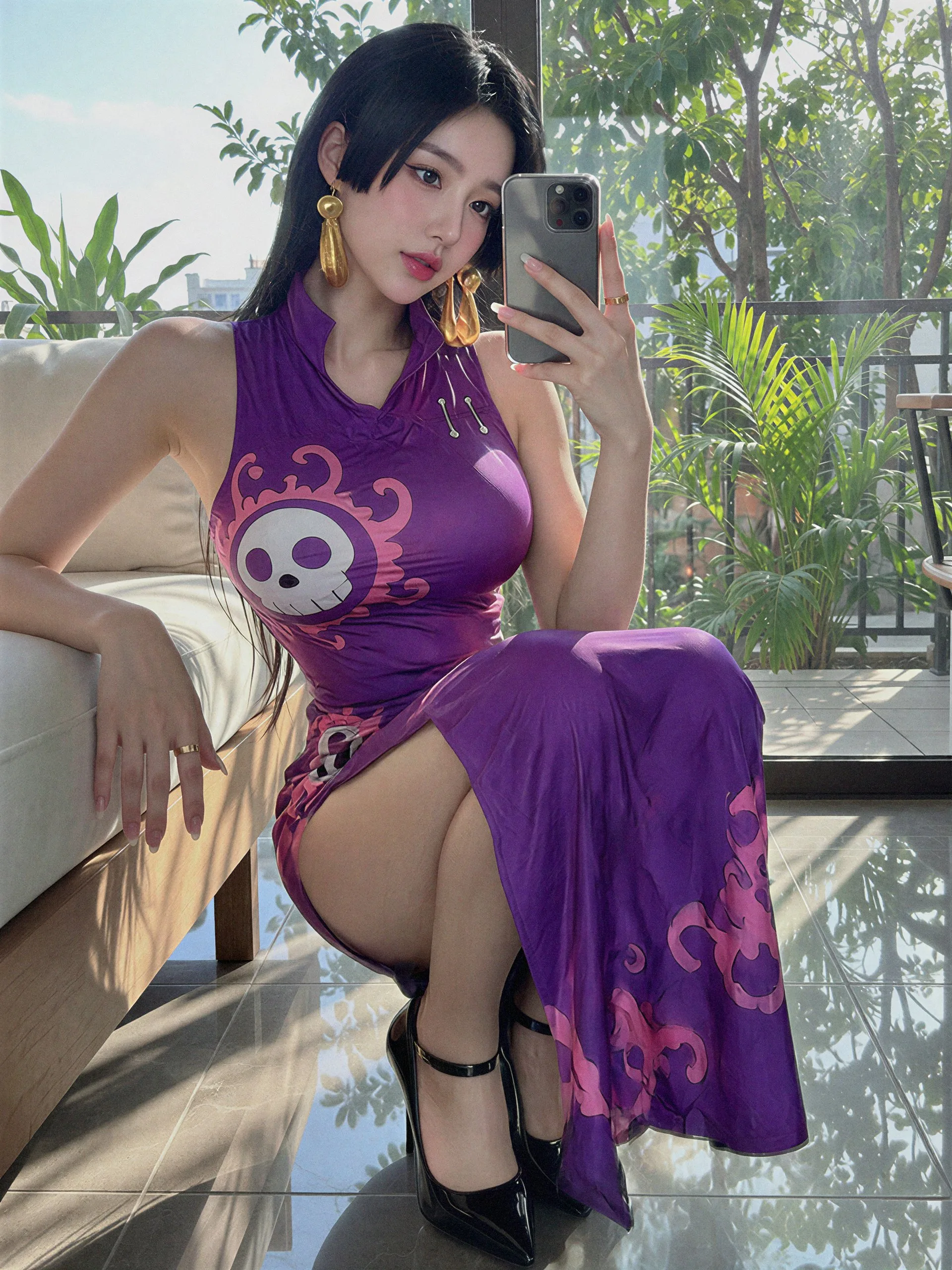Taiwanese cosplayer JanniAi_lin as Boa Hancock