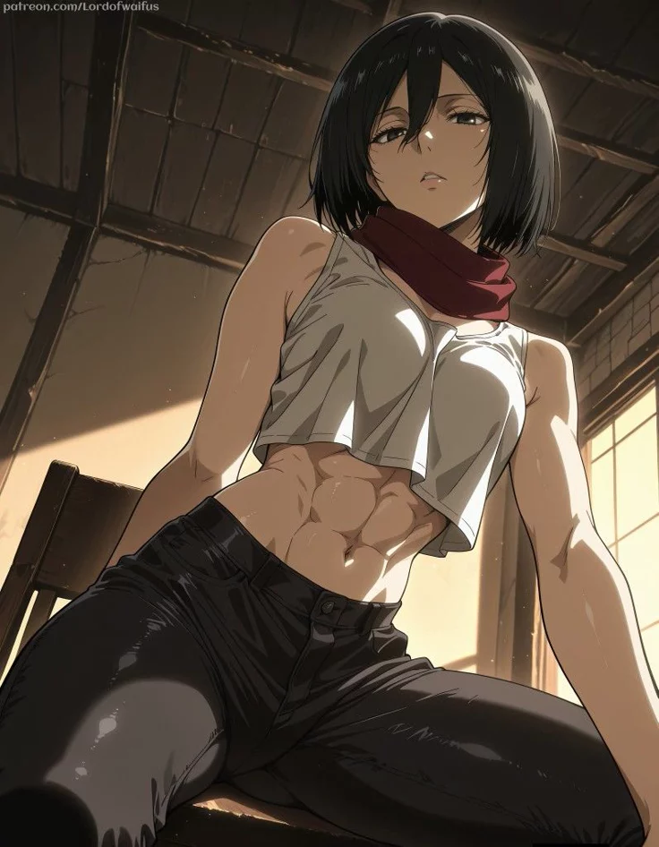 Mikasa Ackerman's signature red scarf